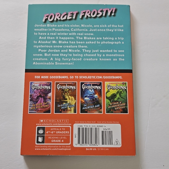 Goosebumps #11 &27 Werewolf Fever Swamp & Abominable Childrens Book Bundle NEW! - Picture 4 of 6